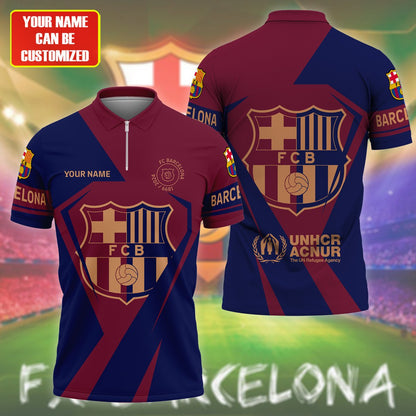 Personalized Barca 3D Full Printing Set , Barca Zip Polo, Shirt , Hoodie , Short , Polo ,hawaii QB021103