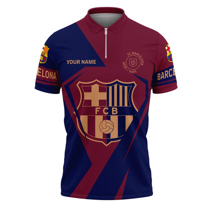 Personalized Barca 3D Full Printing Set , Barca Zip Polo, Shirt , Hoodie , Short , Polo ,hawaii QB021103