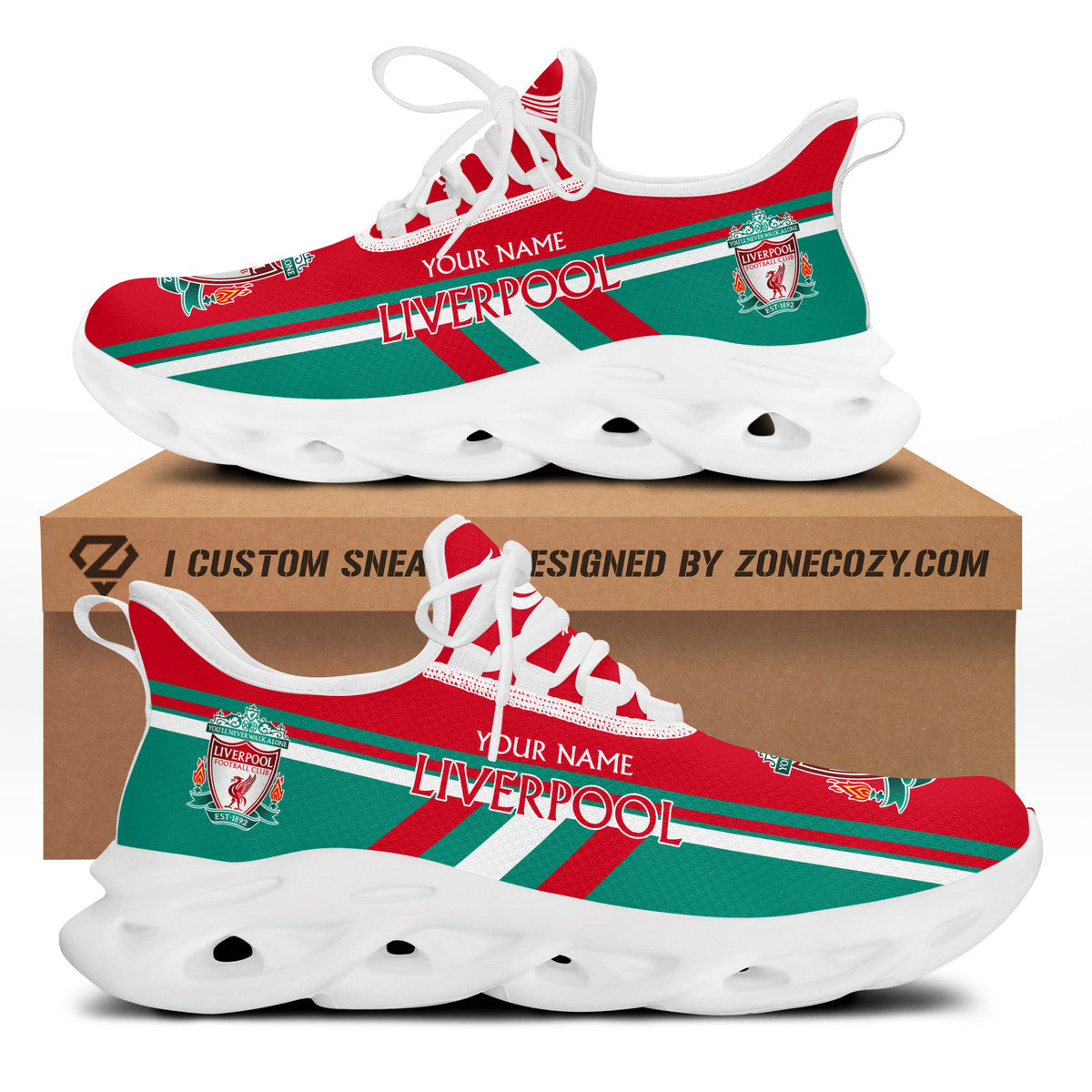 Personalized Liverpool Q2 Chunky Custom Sneaker Q311005