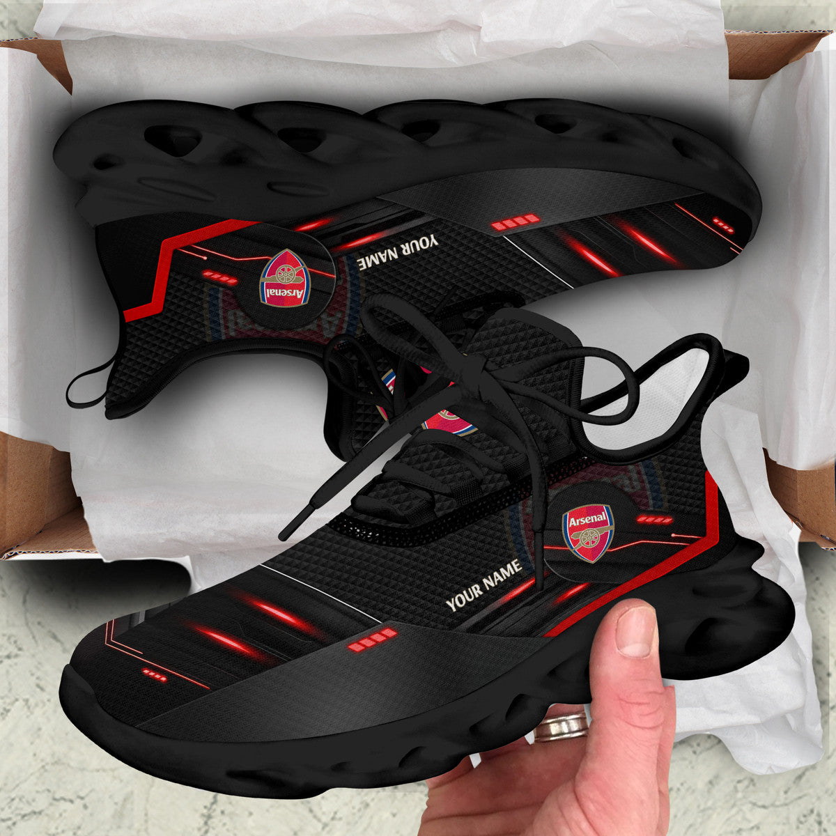Arsenal V2 Chunky Custom Sneaker QB021101