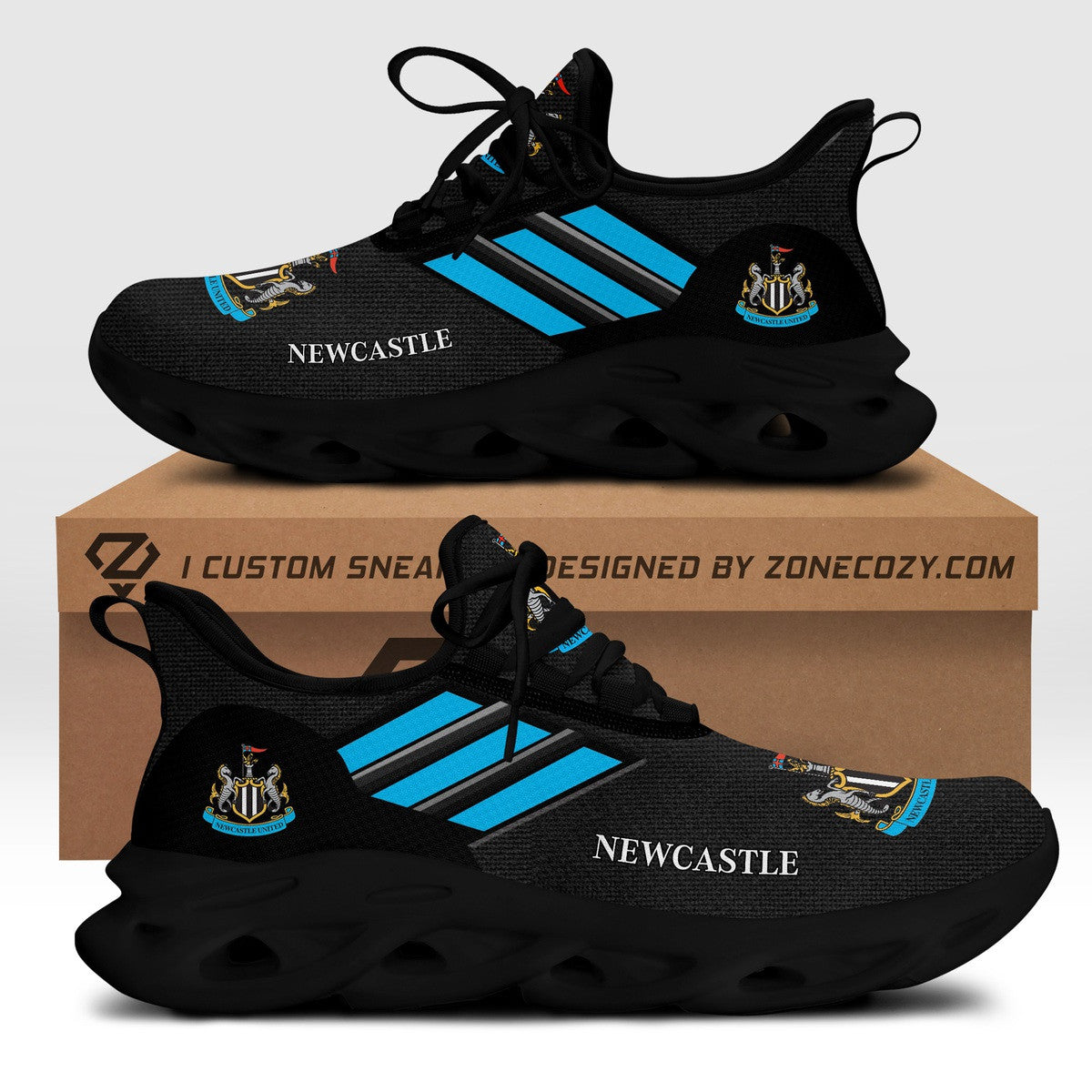 Newcastle United V2 Chunky Custom Sneaker S021107