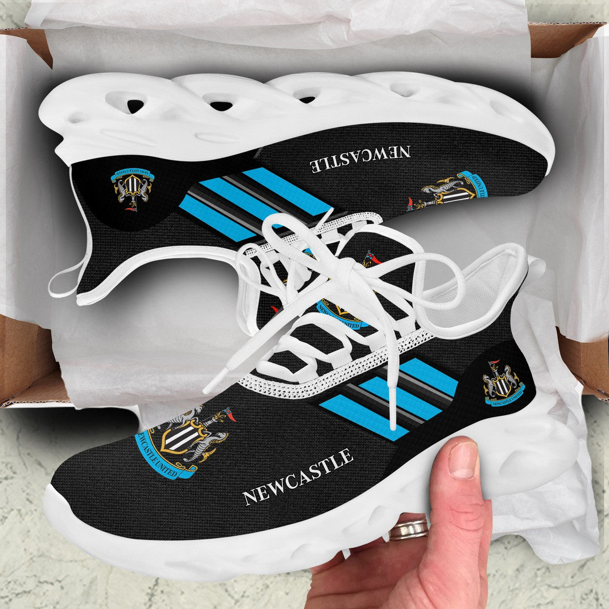 Newcastle United V2 Chunky Custom Sneaker S021107