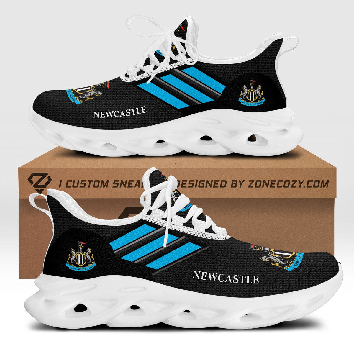 Newcastle United V2 Chunky Custom Sneaker S021107