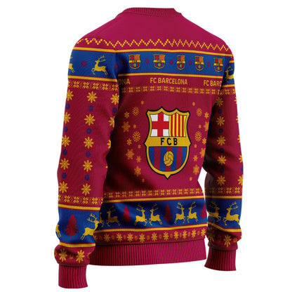 Barça Q7 Ugly Christmas Sweater , Unisex Wool Sweater Q071009