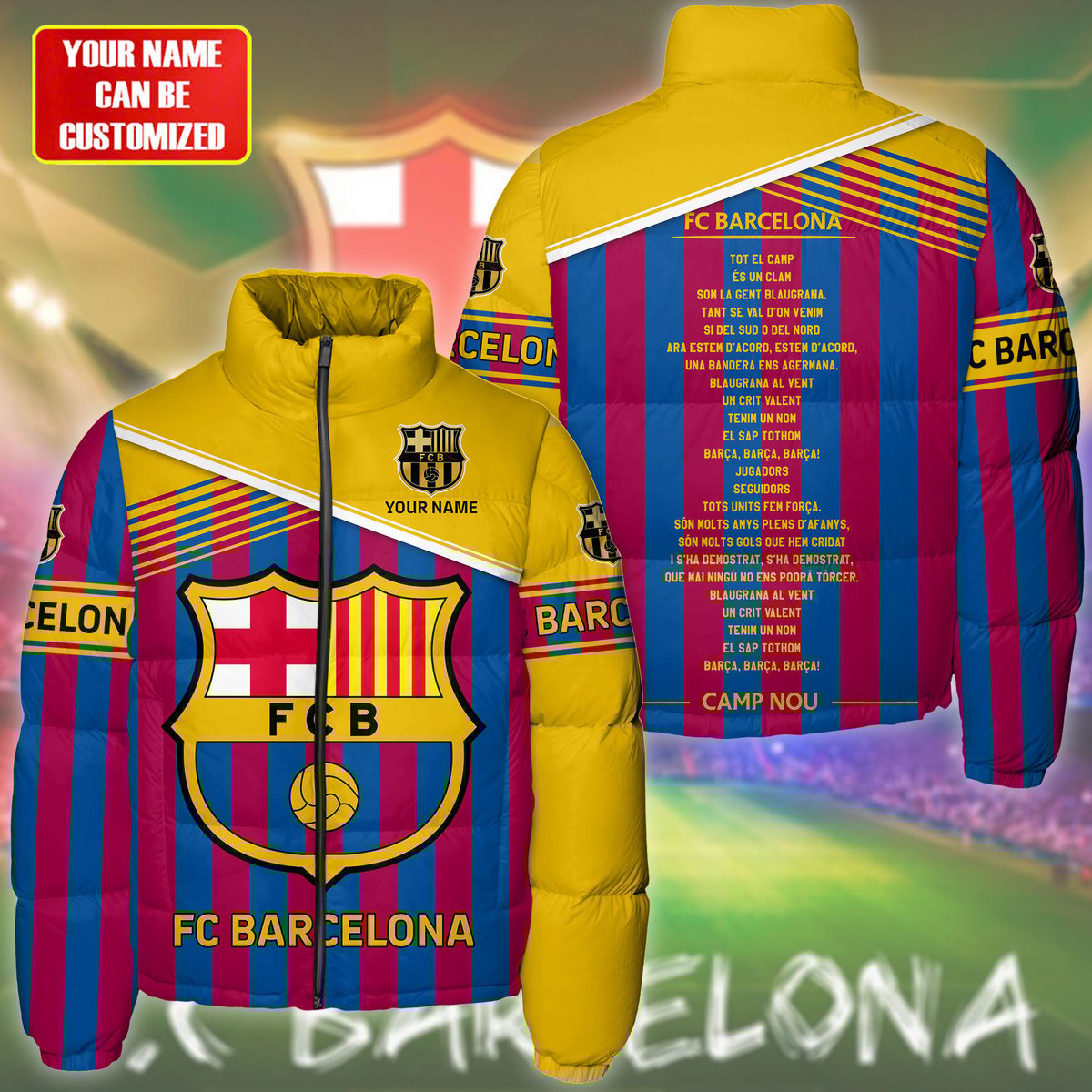 Barça Q3 Puffer Thermal Stand Collar Jacket Q041104