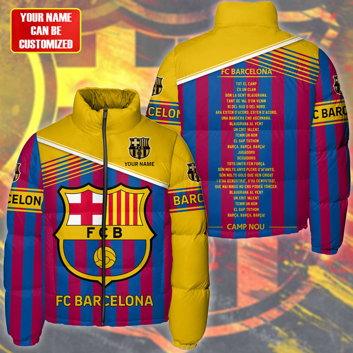 Barça Q3 Puffer Thermal Stand Collar Jacket Q041104