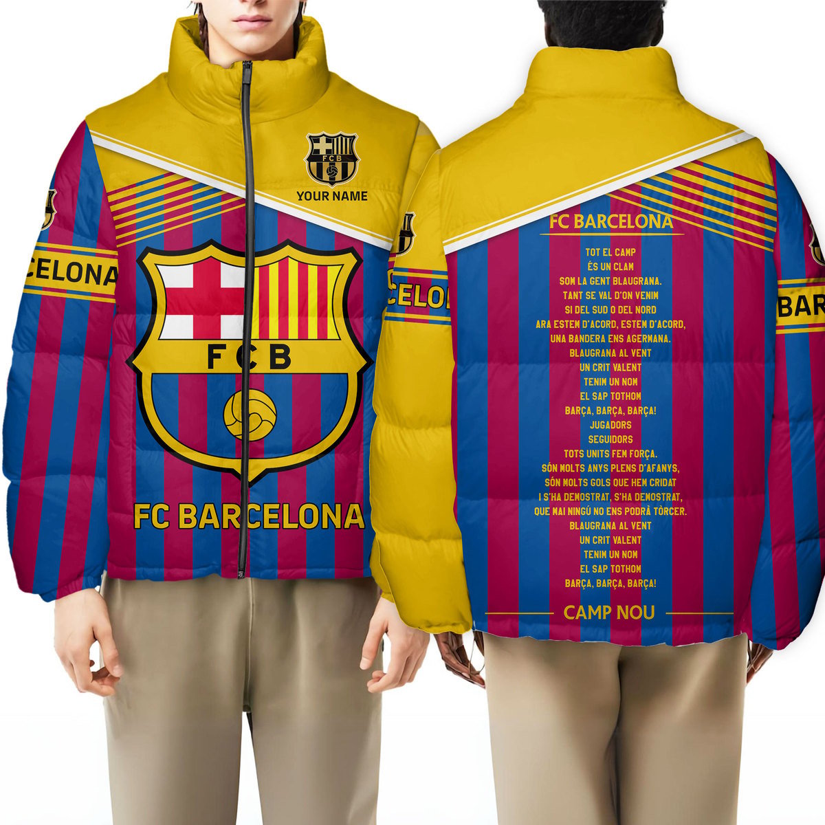Barça Q3 Puffer Thermal Stand Collar Jacket Q041104