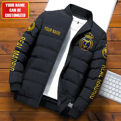 Personalized Real Madrid Puffer Jacket V2 S041105