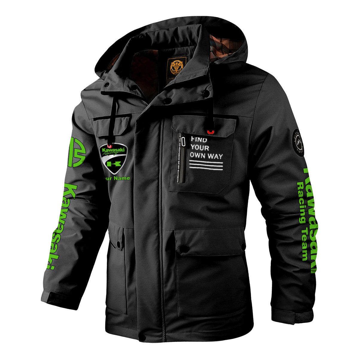 KW Racing Team Windbreaker Hooded Jacket Q041102