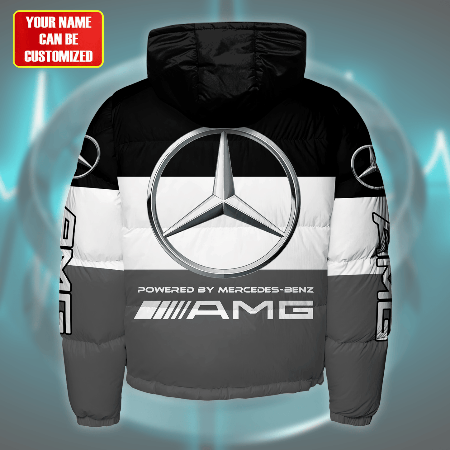 Merc AMG Puffer Thermal Stand Collar Jacket S051101