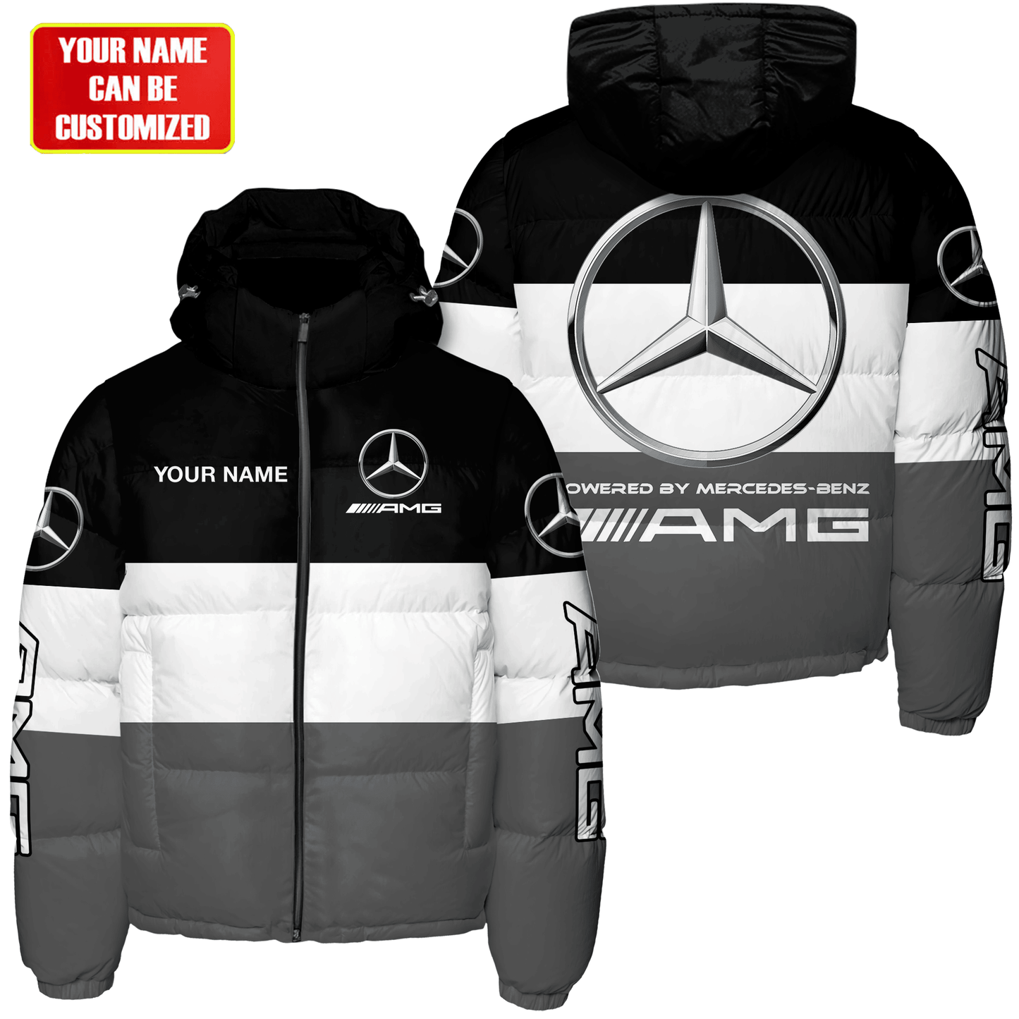 Merc AMG Puffer Thermal Stand Collar Jacket S051101