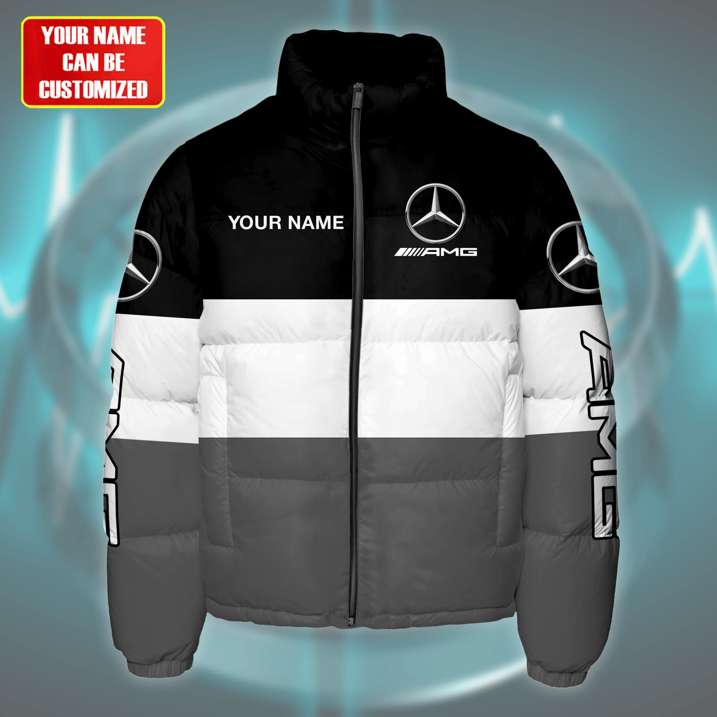 Merc AMG Puffer Thermal Stand Collar Jacket S051101