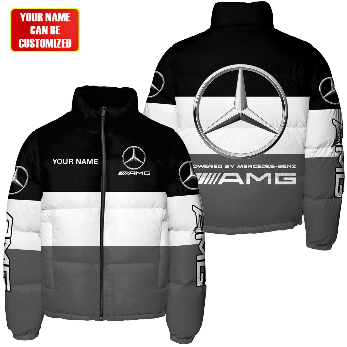 Merc AMG Puffer Thermal Stand Collar Jacket S051101