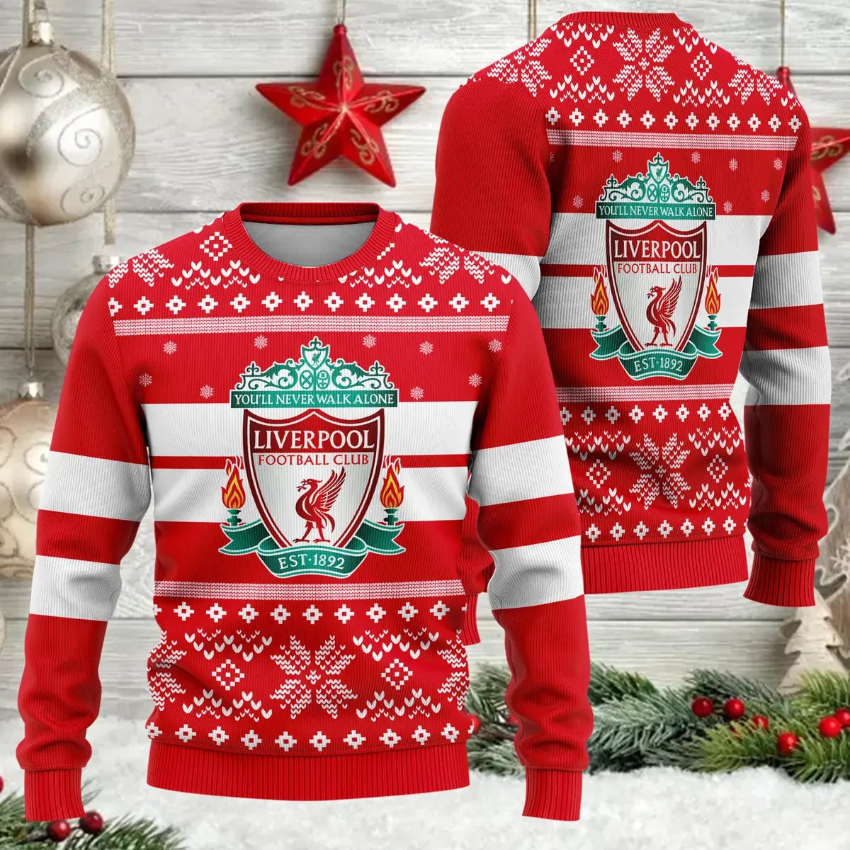 Liverpool S5 Ugly Christmas Sweater , Unisex Wool Sweater S061105