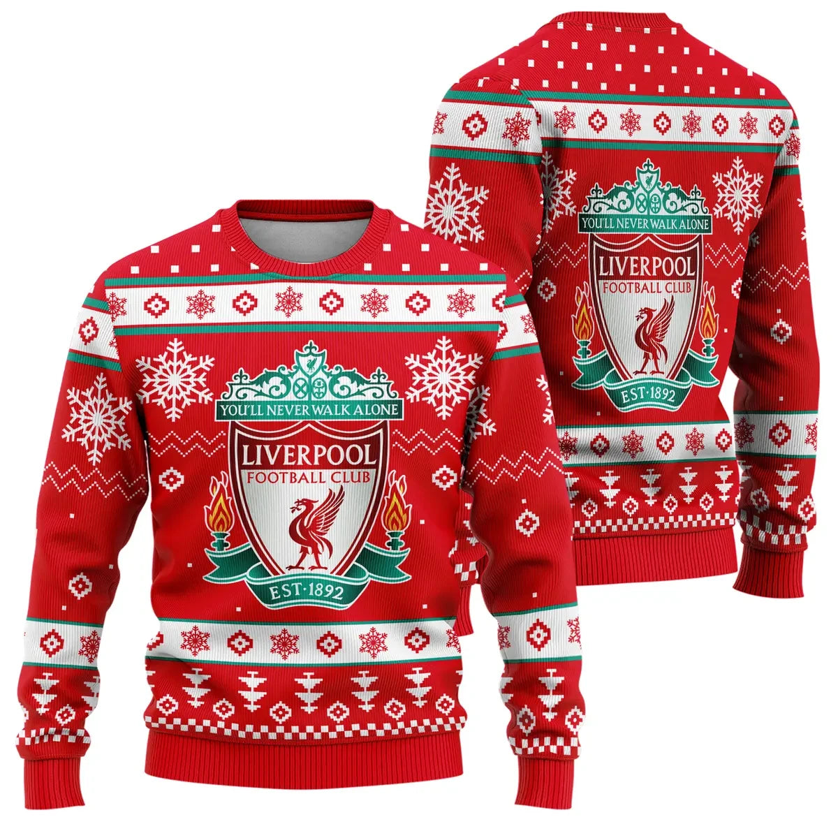 Liverpool S6 Ugly Christmas Sweater , Unisex Wool Sweater S061104
