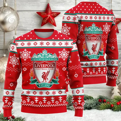 Liverpool S6 Ugly Christmas Sweater , Unisex Wool Sweater S061104