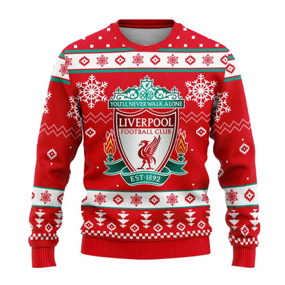 Liverpool S6 Ugly Christmas Sweater , Unisex Wool Sweater S061104