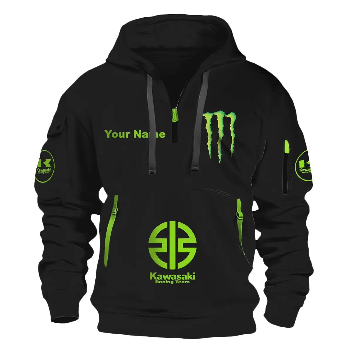 Personalized KW Racing Team Zip-Hoodie Cotton Jacket Q071101