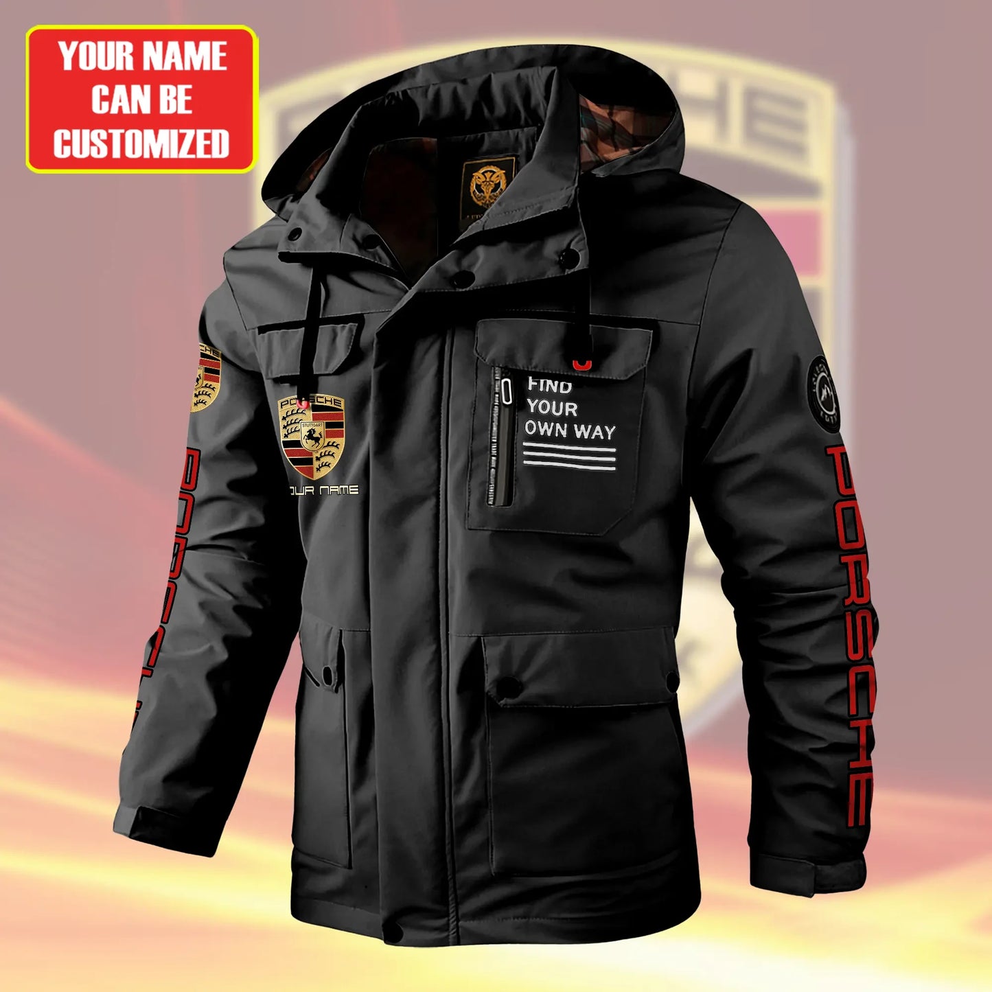 Pors Windbreaker Hooded Jacket Q041103