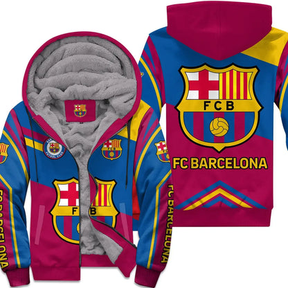 Personalized Barca Fleece 3D All Over Printed Unisex Shirt QB061106