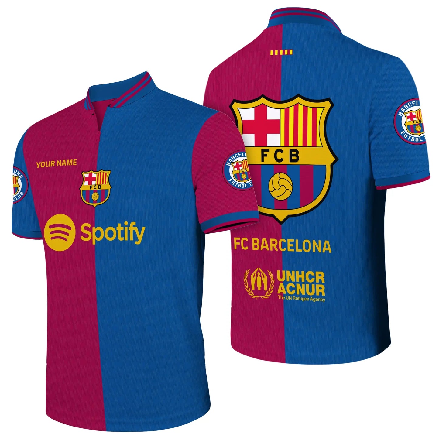 Personalized Barça V9 3D Full Printing Set , Barça Shirt , Barça Set , Hoodie , Short , Polo , hawaii , ... Q081101