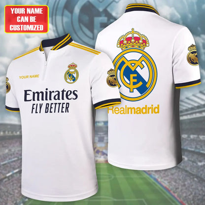 Personalized Real Madrid Outfits 3D Full Printing Set , Real Madrid Shirt ,Real Madrid Shirt , Hoodie , Short ,Polo ,hawaii , ... Q071102