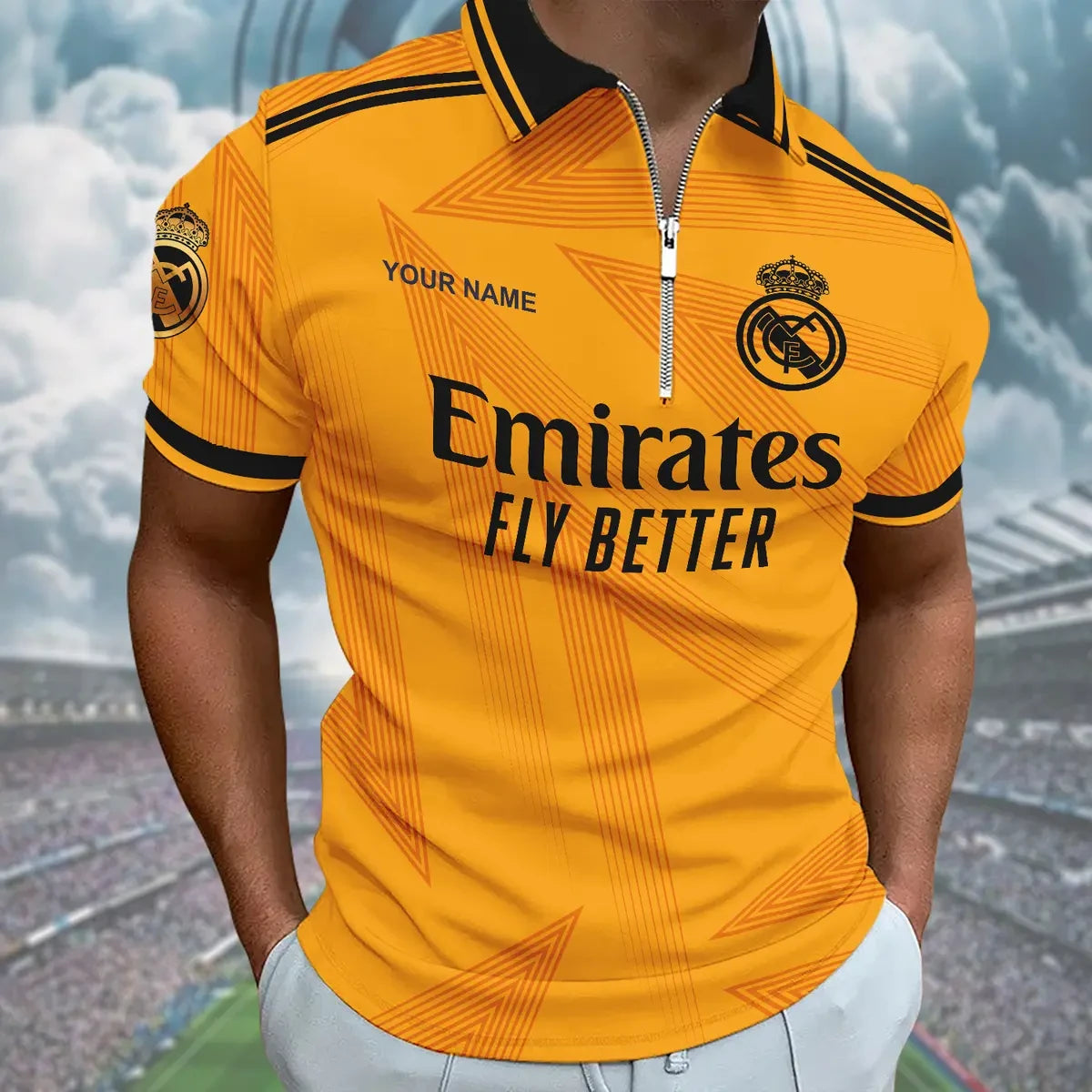 Personalized Real Madrid Outfits V2 3D Full Printing Set , Real Madrid Shirt ,Real Madrid Shirt , Hoodie , Short ,Polo ,hawaii , ... Q071103