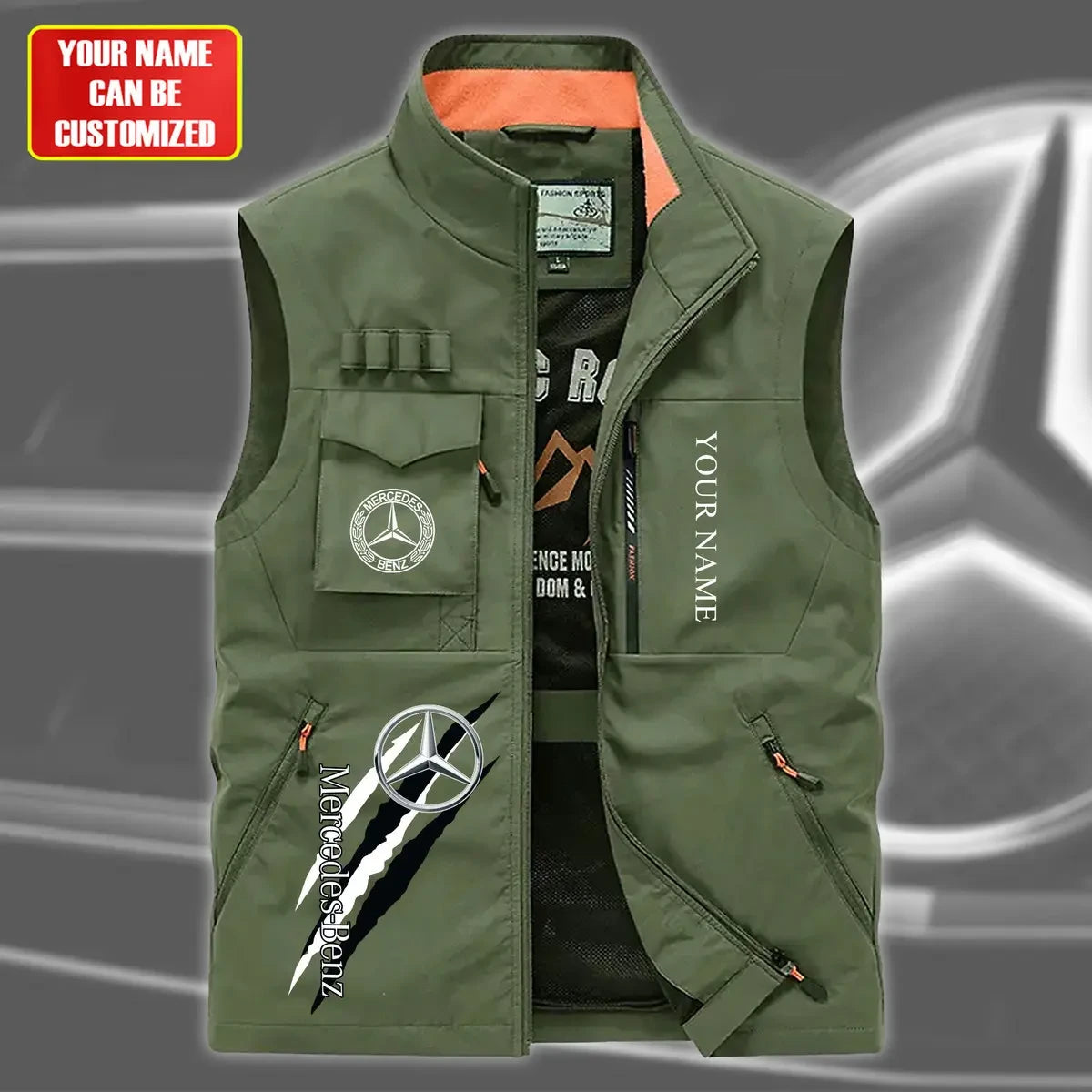 Personalized Merc Colts Fishing Vest P061105