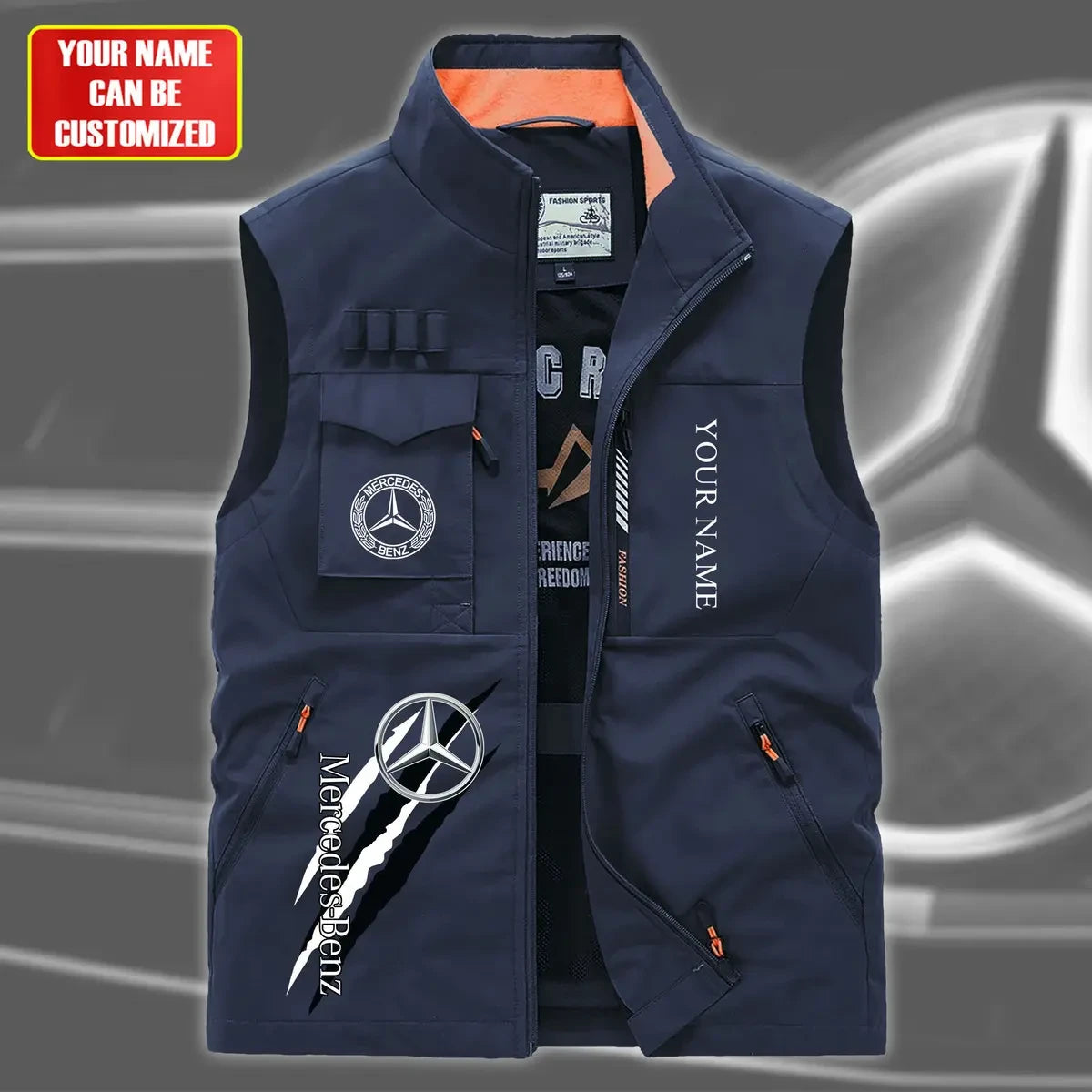 Personalized Merc Colts Fishing Vest P061105