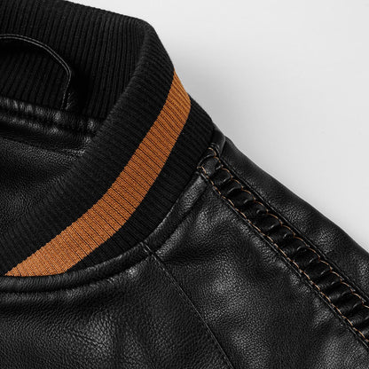 Barcelona FC Vintage Leather Jacket P081106