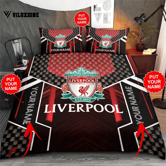 Personalized Liverpool All Over Printed Bedding Set