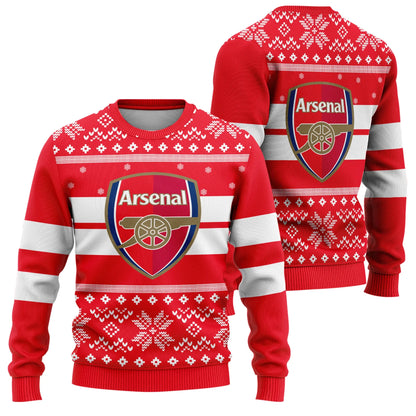 Arsenal S4 Ugly Christmas Sweater , Unisex Wool Sweater S071104