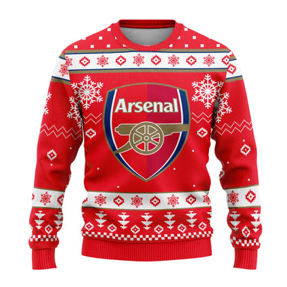 Arsenal S5 Ugly Christmas Sweater , Unisex Wool Sweater S071103