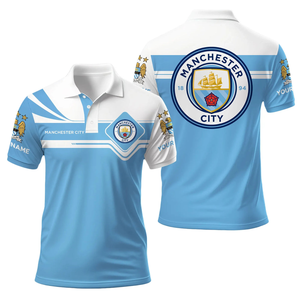 Personalized Manchester City 3D Full Printing Set , Manchester City Shirt , Hoodie , Short , Polo ,hawaii S071108