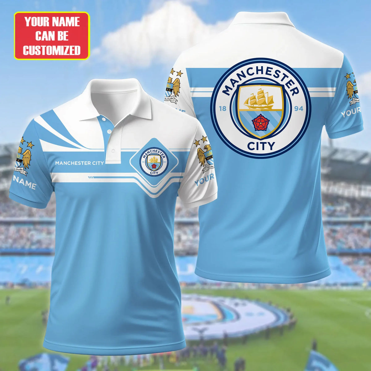Personalized Manchester City 3D Full Printing Set , Manchester City Shirt , Hoodie , Short , Polo ,hawaii S071108