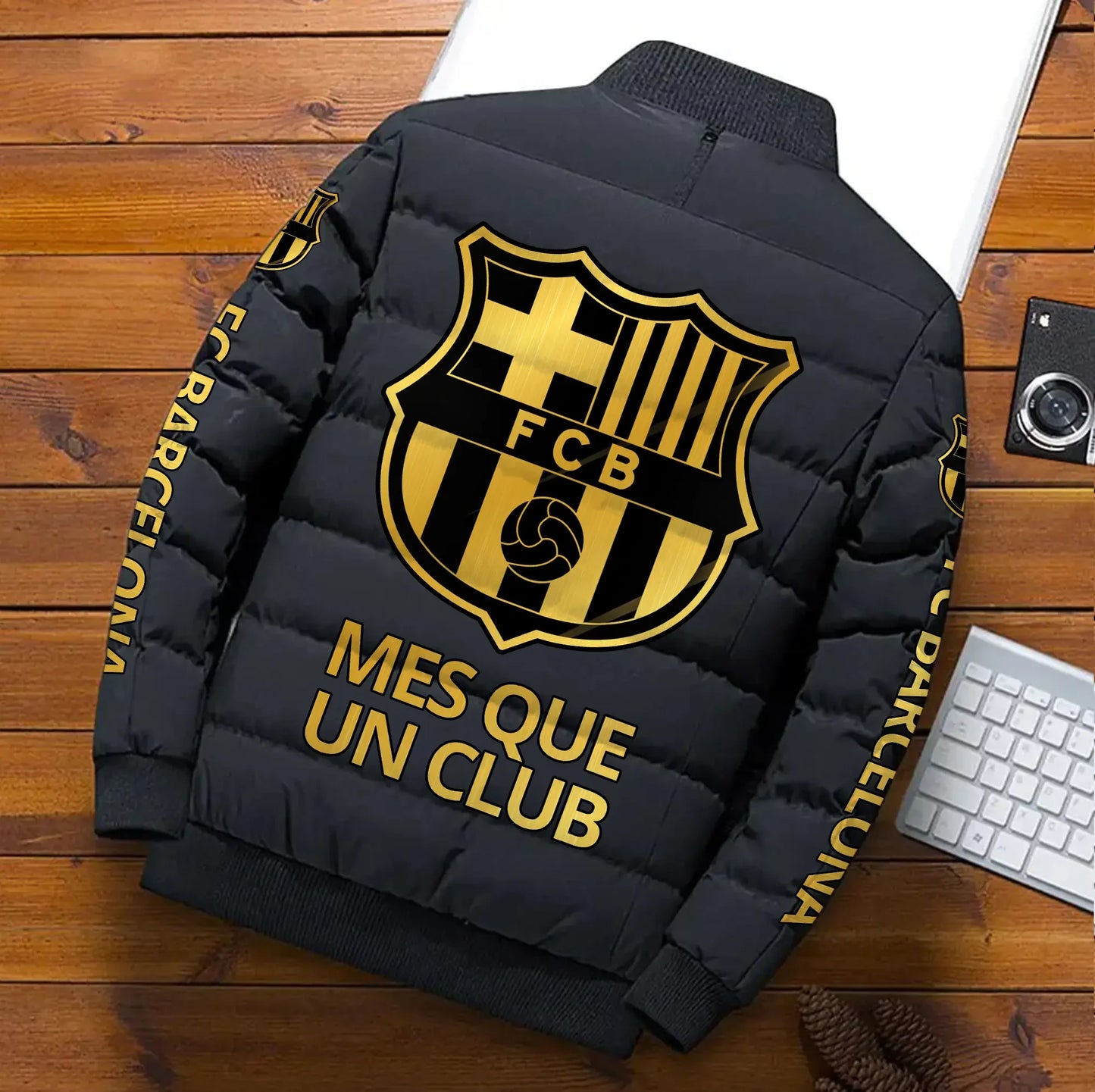 Personalized Barça Q3 Puffer Jacket Q081103