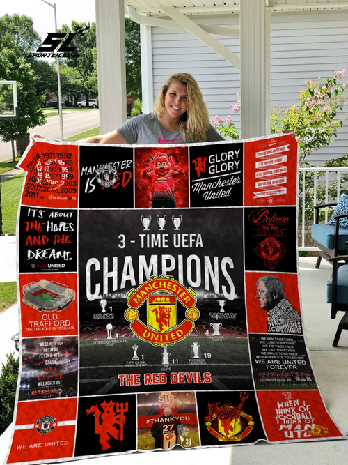 Manchester United Q3 Quilt Blanket , Quilt set , Bedroom Decor , Quilting