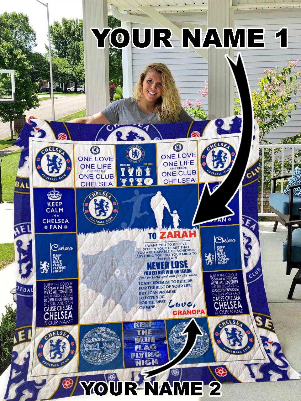 Personalized Chelsea Q2 Quilt Blanket , Quilt set , Bedroom Decor , Quilting