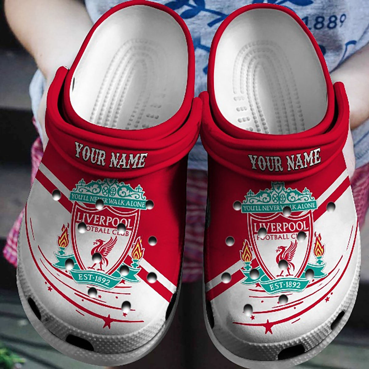 Personalized Liverpool FC 3D Clog Shoes