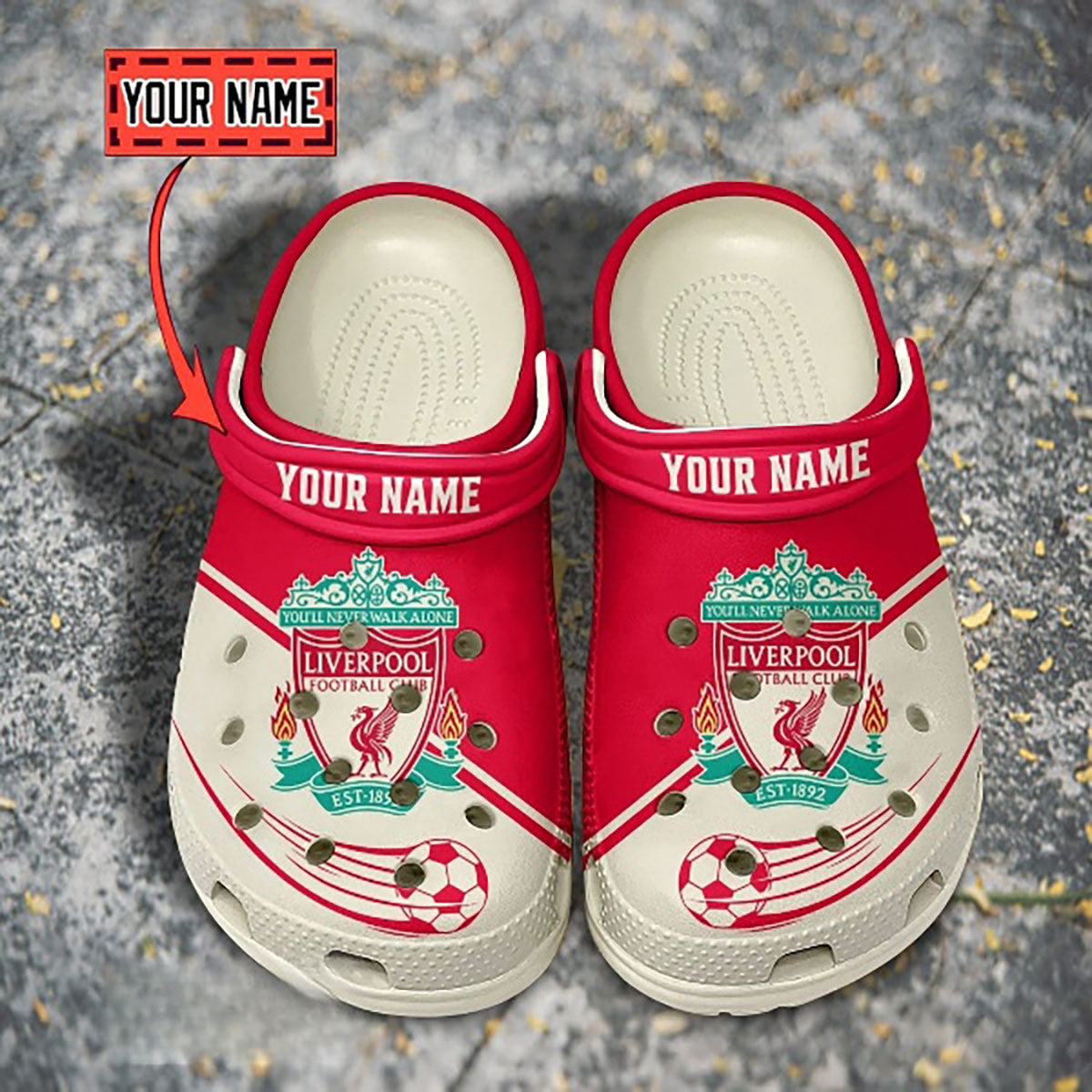 Personalized Liverpool FC Est 1892 3D Clog Shoes