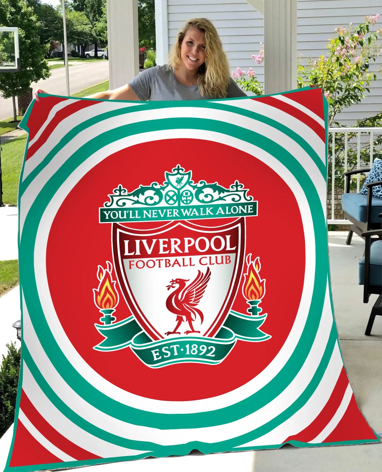 Liverpool 3D Fleece Blanket V2 S081109
