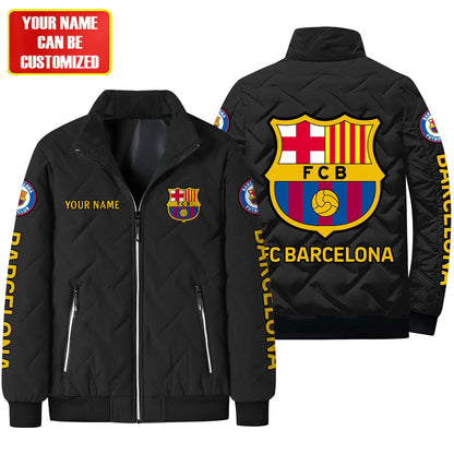 Personalized Barça Padded Cotton Jacket Q111112