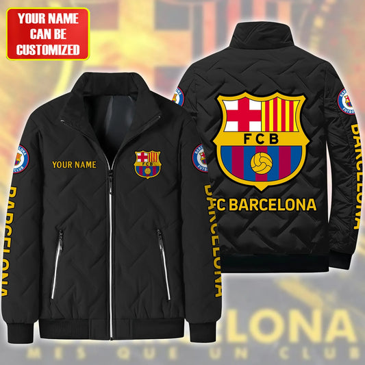 Personalized Barça Padded Cotton Jacket Q111112