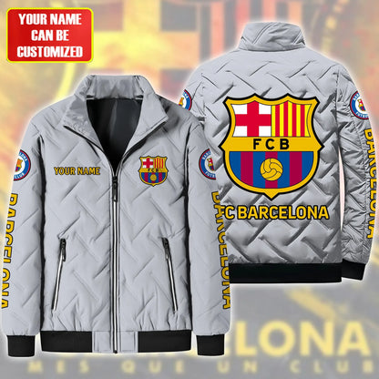 Personalized Barça Padded Cotton Jacket Q111112