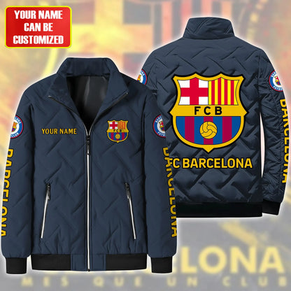 Personalized Barça Padded Cotton Jacket Q111112