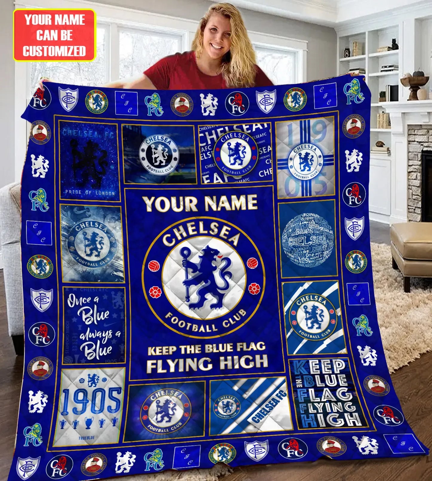 Chelsea Flying High Quilt Blanket , Quilt set , Bedroom Decor , Quilting Q111114