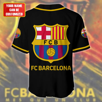 Personalized Barcelona - Baseball Jersey Shirt 3D S121105