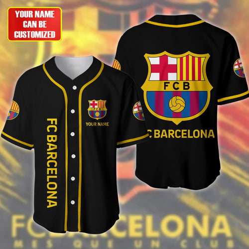 Personalized Barcelona - Baseball Jersey Shirt 3D S121105