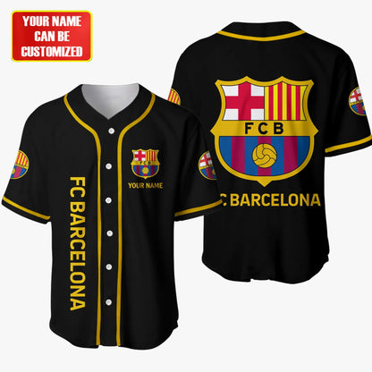 Personalized Barcelona - Baseball Jersey Shirt 3D S121105
