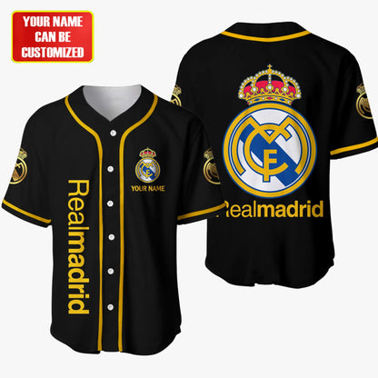 Personalized Real Madrid - Baseball Jersey Shirt 3D S121106